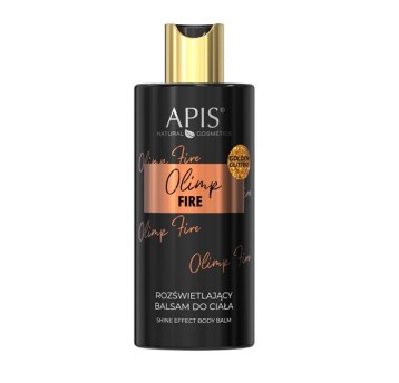 APIS Olimp Fire rozświetlający balsam do ciała 300