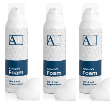 Arkada Pianka Regenerująca 3 szt. zestaw