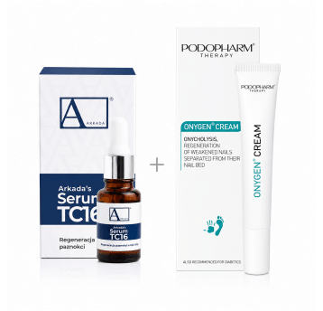 ARKADA SERUM + ONYGEN KREM zestaw TANIO PODOPHARM