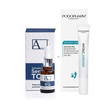 ARKADA SERUM + ONYGEN KREM zestaw TANIO PODOPHARM