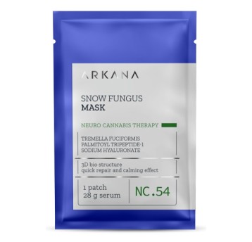 ARKANA Maska w płacie ze śnieżnego grzyba 1szt