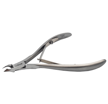 Cążki do skórek srebrne, pod. sprężyna 4mm dł 10cm