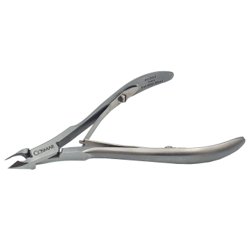 Cążki do skórek srebrne, pod sprężyna 5mm dł 10cm