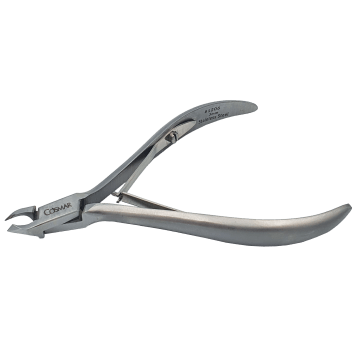 Cążki do skórek srebrne satynowe, pod sprężyna 3mm