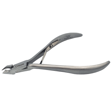 Cążki do skórek srebrne satynowe, poj sprężyna 5mm