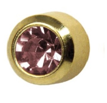 Kolczyki aleksandryt w opr. pełnej złoty R206Y