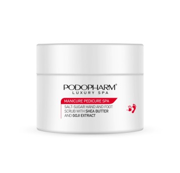 PODOPHARM Peeling z goji solno-cukrowy do stóp i