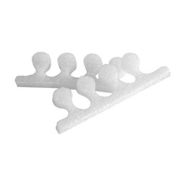 Separator do pedicure białe (40par)