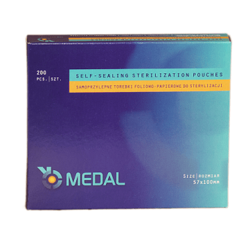 Torebki do sterylizacji 57mmx100mm