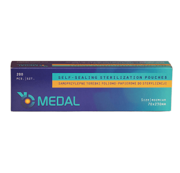 Torebki do sterylizacji 70mmx230mm
