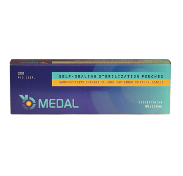 Torebki do sterylizacji 90mmx260mm